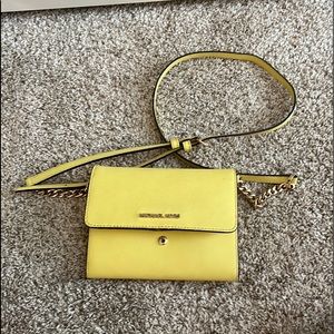 Yellow Michael Kors bag
